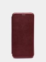 Чехол-книжка Huawei Honor 50 Fashion Case кожаная боковая малиновая