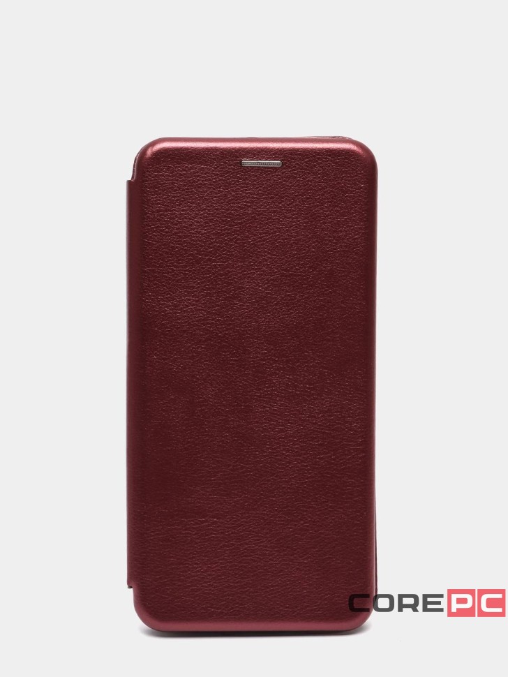 Чехол-книжка Huawei Honor 50 Fashion Case кожаная боковая малиновая