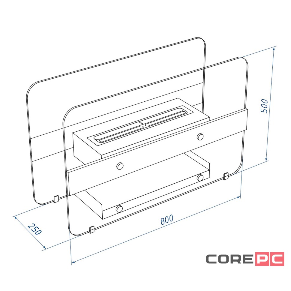 Биокамин Royal Thermo RTBFP-F800FR Friday