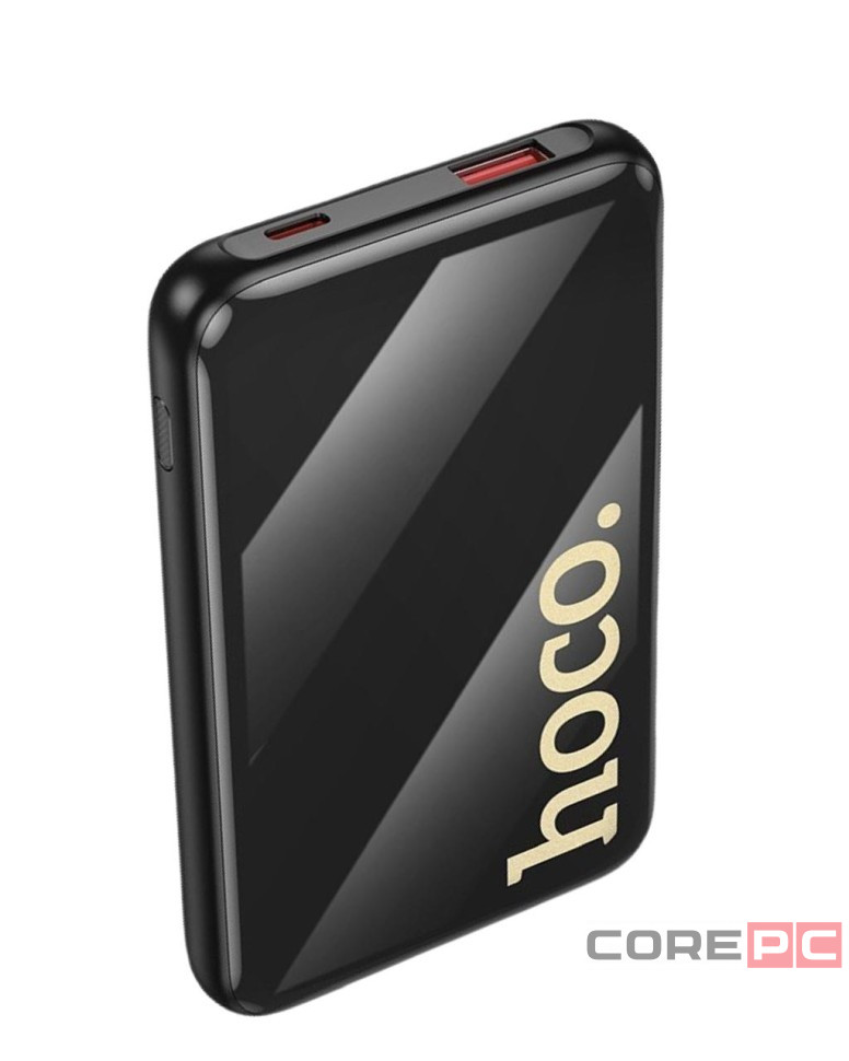 Powerbank Hoco Q37 10000mAh 22.5W+PD20W 1USB/1C с проводом Type-C/Lightning черный