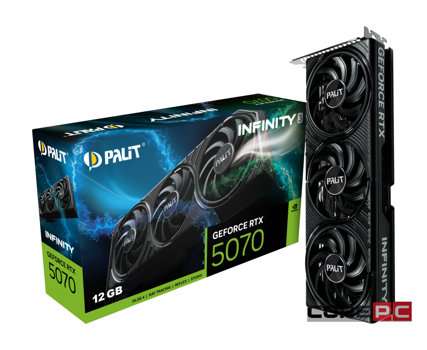 Видеокарта Palit (NE75070019K9-GB2050S) GeForce RTX 5070 12GB INFINITY 3