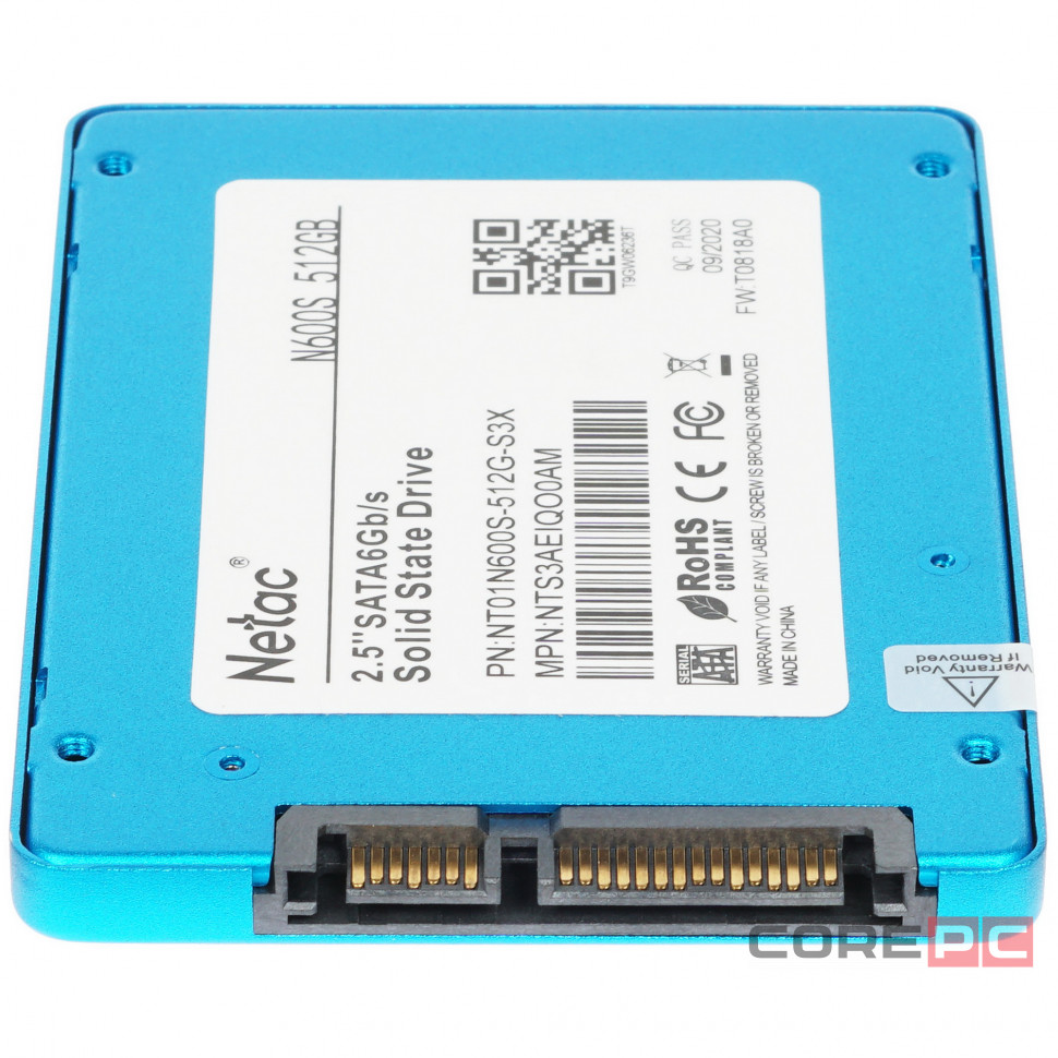 Твердотельный накопитель NETAC 512 Gb NT01N600S-512G-S3X