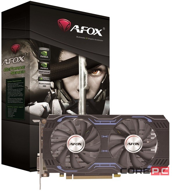 Видеокарта AFox (AF1660S-6144D6H1-V4) GeForce GTX 1660 SUPER 6GB