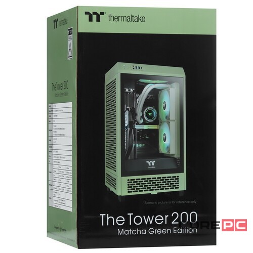 Компьютерный корпус Thermaltake The Tower 200 TG Racing Green (CA-1X9-00SCWN-00)