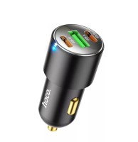 Автомобильное заряд. устр. Hoco NZ6 1USB/2C 18W/25W черное