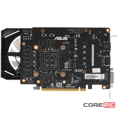 Видеокарта ASUS (DUAL-GTX1650-O4GD6-P-EVO) GeForce GTX 1650 4GB D6 90YV0EZD-M0NA00