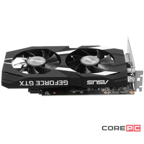 Видеокарта ASUS (DUAL-GTX1650-O4GD6-P-EVO) GeForce GTX 1650 4GB D6 90YV0EZD-M0NA00