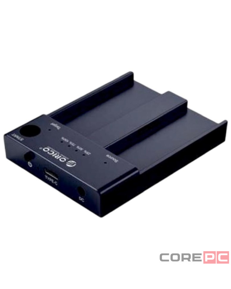 Дубликатор для 2 M.2 NVMe Orico M2P2-C3-C USB-C черный