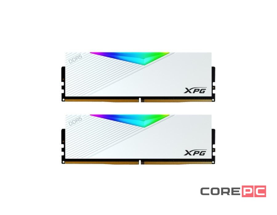 Оперативная память 32 Gb 7200 MHz ADATA XPG LANCER RGB White (AX5U7200C3416G-DCLARWH)