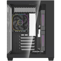 Компьютерный корпус Powercase Vision Micro M5CB TG ARGB Black (CVMM5CHB-A3)