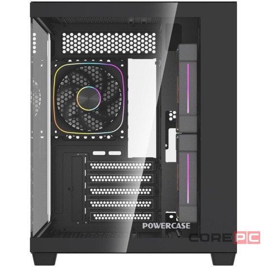 Компьютерный корпус Powercase Vision Micro M5CB TG ARGB Black (CVMM5CHB-A3)