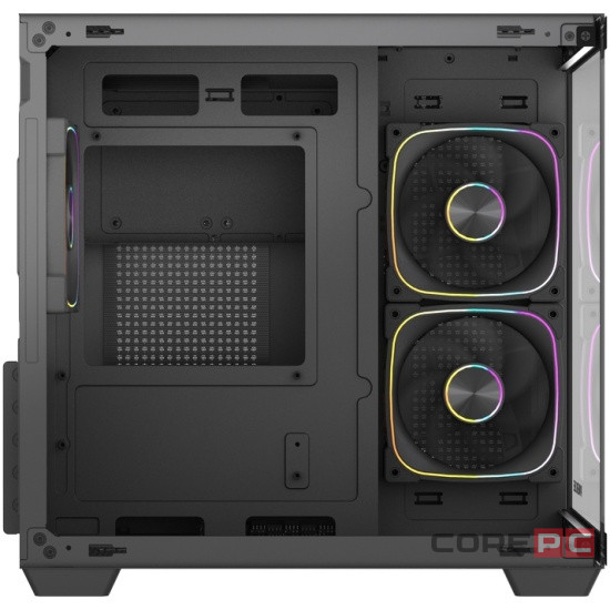 Компьютерный корпус Powercase Vision Micro M5CB TG ARGB Black (CVMM5CHB-A3)