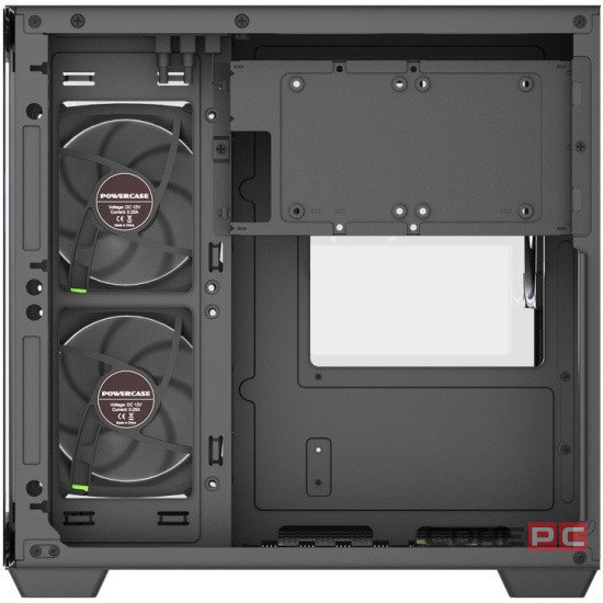 Компьютерный корпус Powercase Vision Micro M5CB TG ARGB Black (CVMM5CHB-A3)