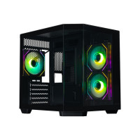 Компьютерный корпус XASTRA QT400M 3ARGB-C6-AC ARGB Black (QT400M-3FM12A-C6-AC)