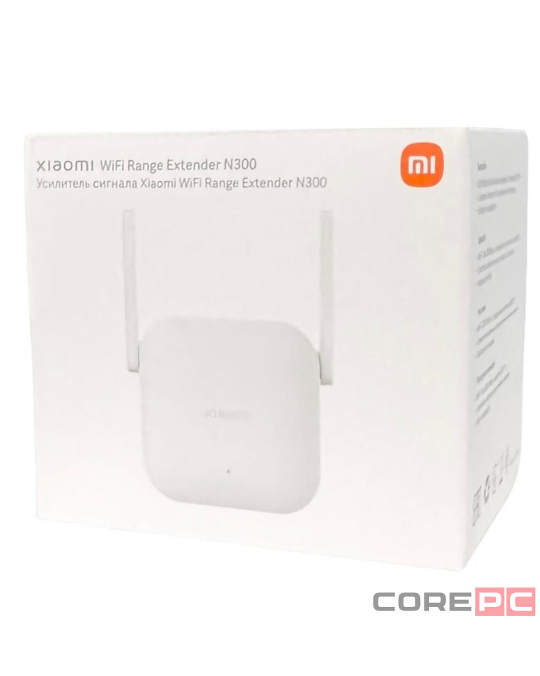 Усилитель Wi-Fi сигнала Xiaomi Mi Wi-Fi Range Extender N300 DVB4398GL Global  белый