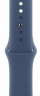 Apple Watch Series 10 46mm Silver Aluminum Case with Denim Sport Band (S/M)