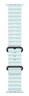 Apple Watch Ultra 2 (2024) 49mm Natural Titanium Case with Ice Blue Ocean Band (One Size)