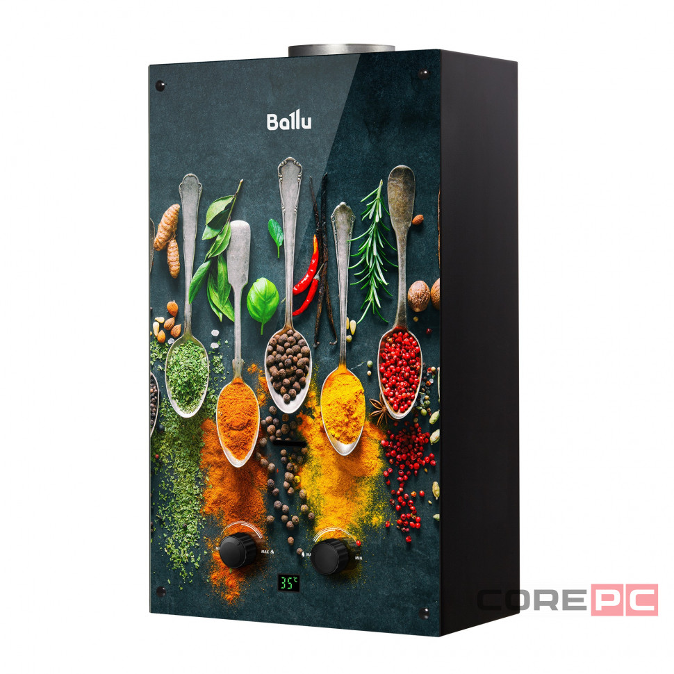 Колонка газовая Ballu GWH 10 Fiery Glass Curry