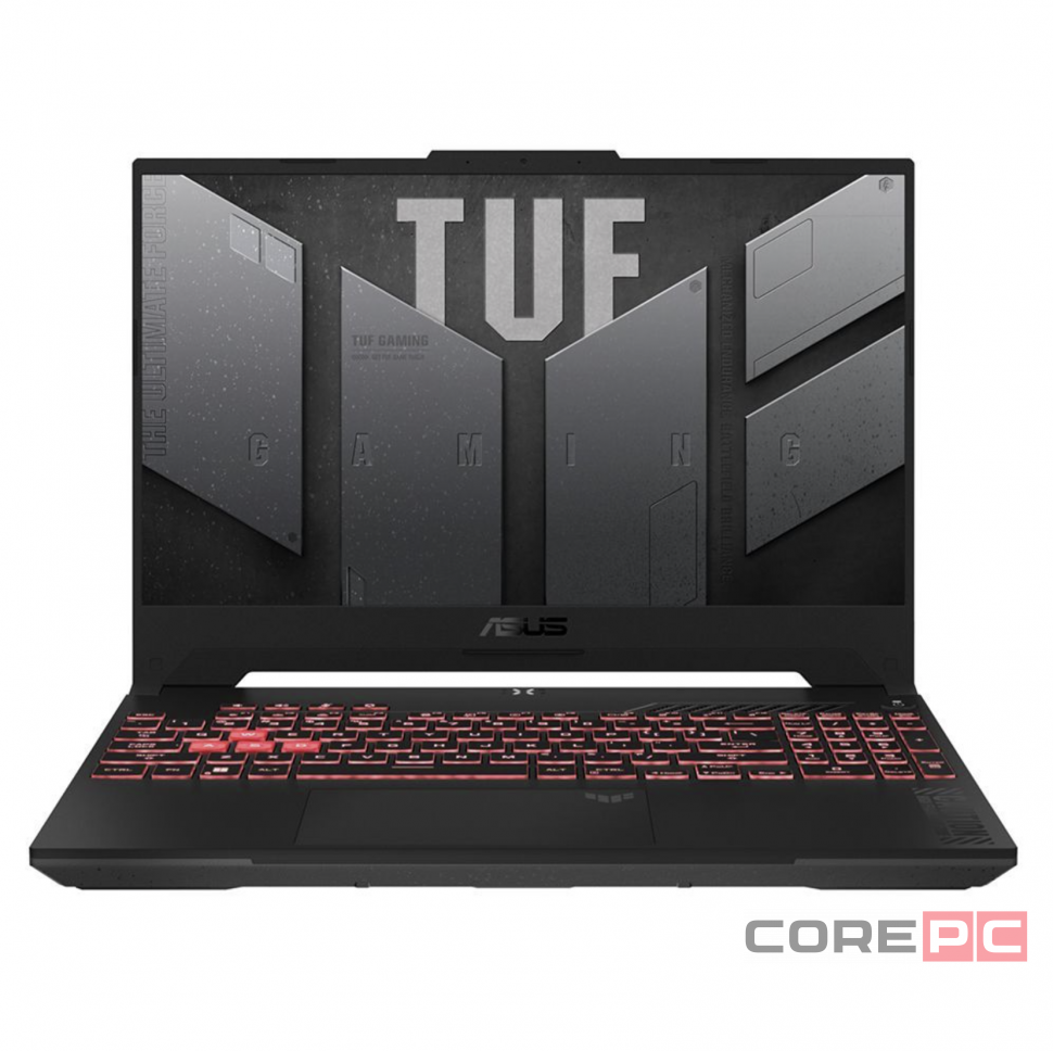 Asus TUF Gaming F15 FX507ZI4-LP030 (серый) / i7 12700H / 32Gb / 1Tb SSD / RTX 4070 8Gb / no / 15,6" 1920x1080 IPS 144Hz / DOS / 2,3