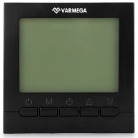 Термостат комнатный VARMEGA, VM19222, проводной, черный