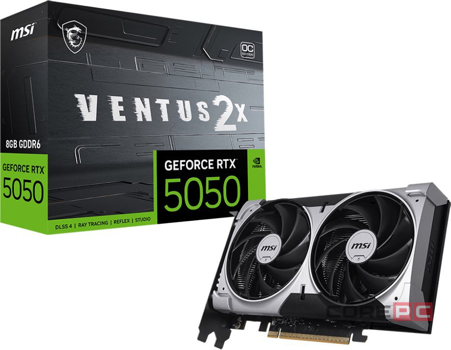 Видеокарта MSI (G5050-8V2C) GeForce RTX 5050 8G VENTUS 2X OC