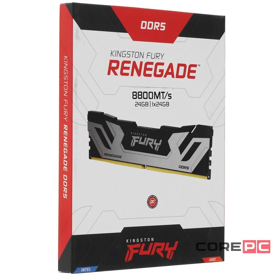 Оперативная память 24 Gb 8800 MHz Kingston FURY Renegade RGB Black/White (KF588CU42RS-24)