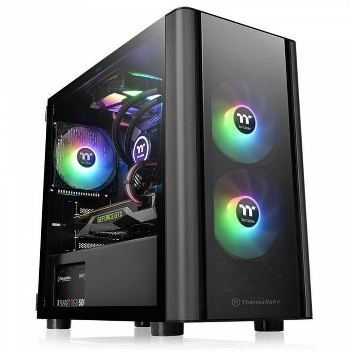 Компьютерный корпус Thermaltake V150 TG Black CA-1R1-00S1WN-00
