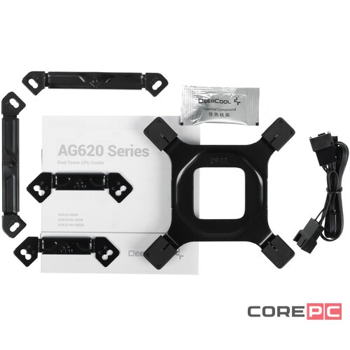 Кулер для процессора Deepcool AG620 BK ARGB R-AG620-BKANMN-G-2