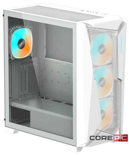 Компьютерный корпус Gigabyte C301 Glass TG White GB-C301GW