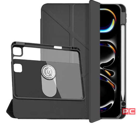 Чехол-книжка WIWU 360° Rotation Magnetic Protection Case для Apple iPad Air 13 (2024) (полиуретан с подставкой) (черный)
